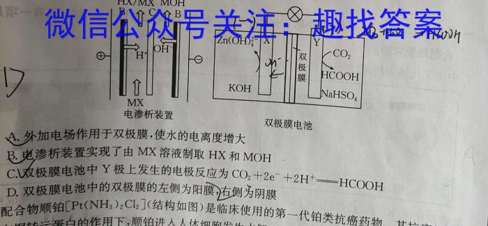 2023年陕西省初中学业水平考试模拟试卷(T4)化学