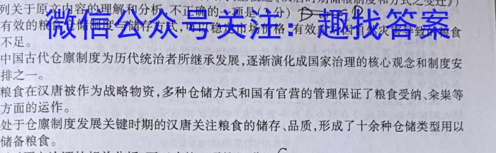 2023年河南大联考高三年级5月联考（5003C·HEN）语文