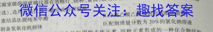 山西省2023届九年级考前适应性评估（三）（8LR）化学