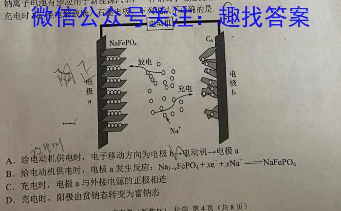 天一大联考 2023年九年级考前定位考试化学