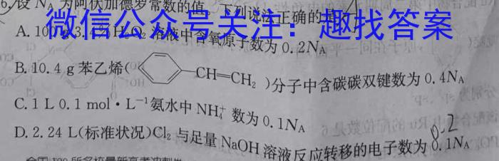 2023年江西省初中学业水平考试 定心卷化学