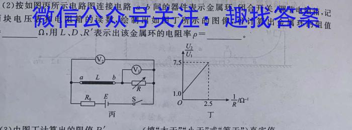 邯郸市2023届高三年级保温试题（5月）物理`