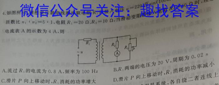 2023届陕西省九年级最新中考冲刺卷(标识■)物理`