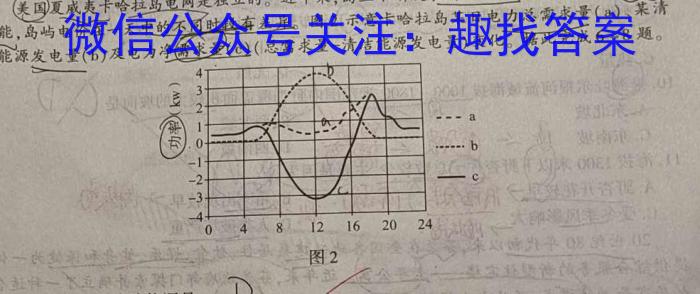 2023届全国百万联考老高考高三5月联考(6001C)地.理