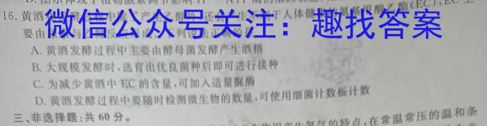 2023年山西省中考模拟联考试题（三）数学