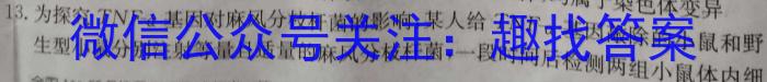 安徽省2022-2023学年第二学期八年级调研三生物试卷答案