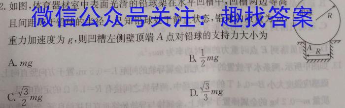 安徽省2023年中考导航总复习三轮模拟（二）物理`