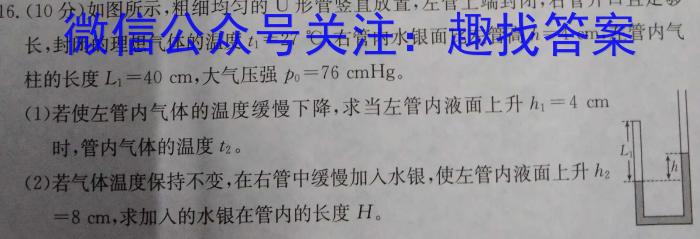 2023年山西省中考信息冲刺卷·压轴与预测（二）.物理