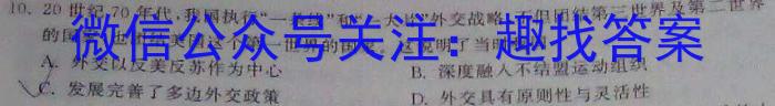 安徽省淮南市2024-2023学年度第二学期八年级期末质量检测历史