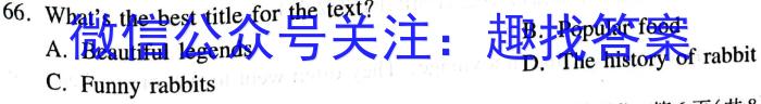 华师—附中2023年普通高等学校招生全国统一考试名校联盟·压轴卷(二)英语试题