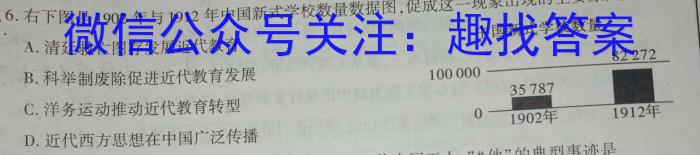 安徽省2022-2023学年度八年级阶段诊断【R- PGZX F- AH（八）】历史