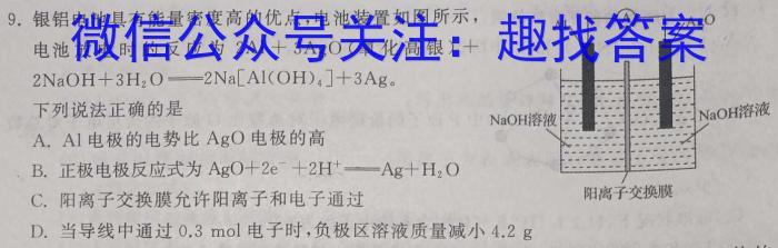 2022-2023学年湛江市区域高二联考(23-501B)化学