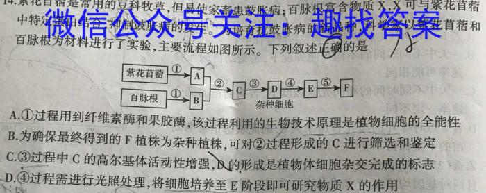 万唯中考 2024年山西省初中学业水平考试 定心卷数学