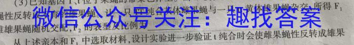 河南省洛阳创新发展联盟2024届高三阶段性检测(23-583C)生物