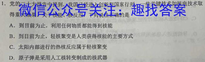 衡水金卷 湖南省2023年高二期末联考物理`