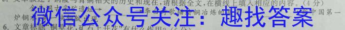 衡水金卷先享题2023-2024高三一轮复习周测卷语文