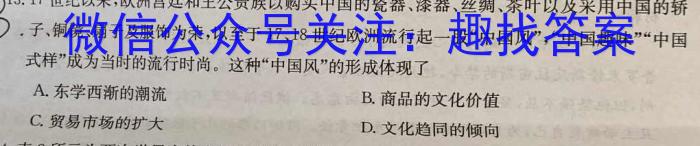 2022-2023学年四川省高一试题5月联考(标识※)历史