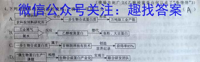 2022~2023学年(下)河南省高一6月“双新”大联考语文