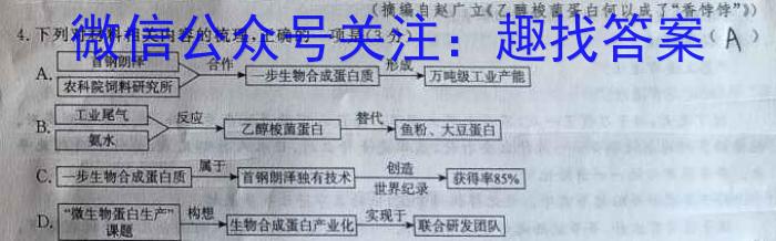 非凡吉创 2022 -2023下学年高三年级TOP二十名校猜题大联考(233623D)(二)语文