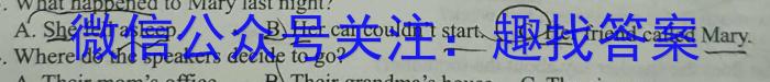 2023年安徽省中考冲刺卷(三)英语