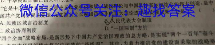 2023年普通高等学校招生全国统一考试(银川一中第四次模拟考试)历史