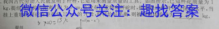 陕西省商洛市2022~2023学年度高二年级第二学期教学质量抽样监测(标识□)物理`