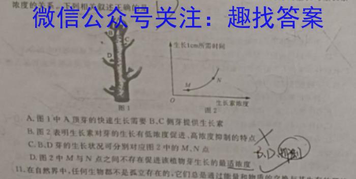 学林教育 2023年陕西省初中学业水平考试·临考冲刺卷(B)数学