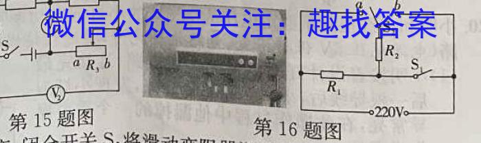 长郡、雅礼、一中、附中联合编审名校卷2023届高三月考试卷十(全国卷)l物理