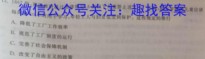 2023届中考导航总复习·模拟·三轮冲刺卷(二)2历史