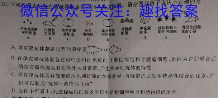 炎德英才大联考 2023-2024学年湖南师大附中2021级高三摸底考试试卷数学