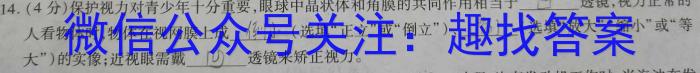 巢湖四中2022~2023年度高一下学期期末考试(231813Z)f物理