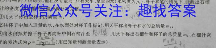 江西省2023年高一质量检测联合调考（23-504A）物理.