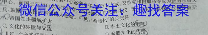 2022-2023学年江西省高二试卷5月联考(23-466B)历史试卷