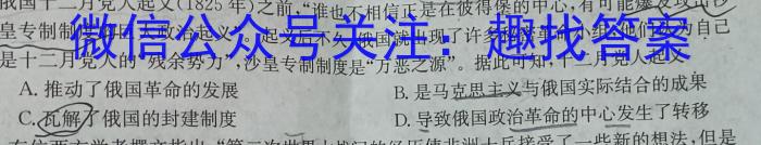 湖北省部分市州2023年7月高二年级联合调研考试历史