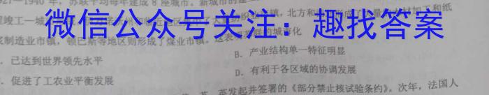 河南省2022-2023学年下期高一年级期末联考历史试卷