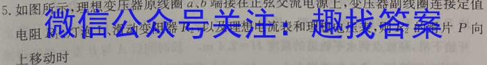 天一大联考 2022-2023学年第二学期高一期末调研考试物理`