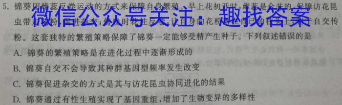 ［卓育云］2022-2023中考学科素养自主测评卷（八）数学