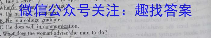 T3·2023年陕西省初中学业水平考试模拟试卷英语