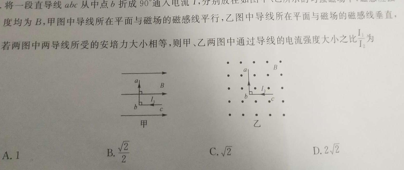湖南省郴州市2023年高二上学期期末教学质量监测试卷-物理