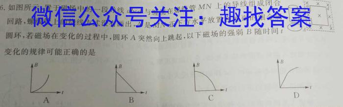 2024届准高三6月摸底考(全国乙卷)l物理