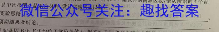 2024年浙江省"山海联盟"初中学业水平考试数学