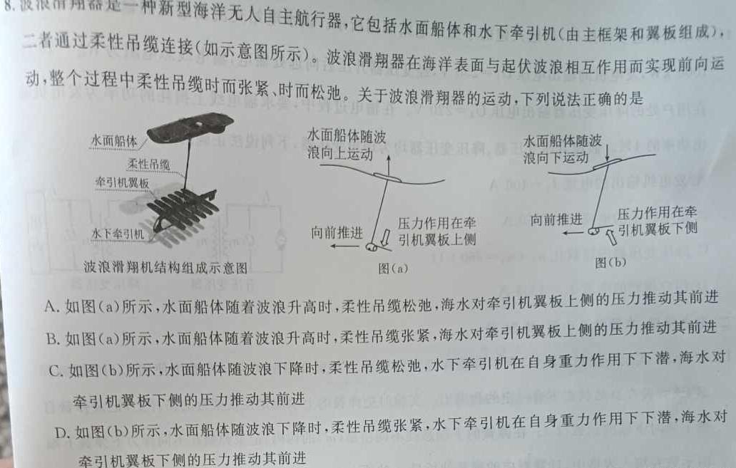 中州联盟 2022~2023学年高一下学期期末考试(231747D)-物理