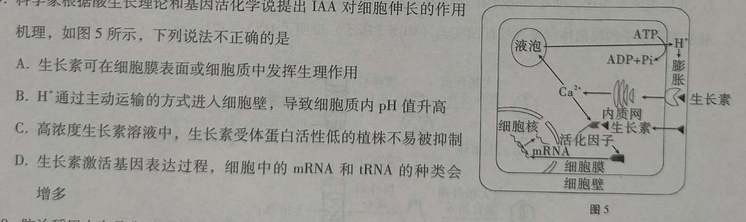 2022-2023学年陇南市九年级联考模拟卷(二)2生物