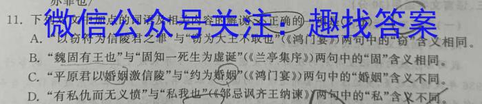 衡水金卷先享题2023-2024年高三一轮周测卷4语文