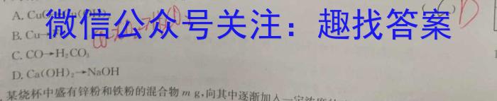 成都石室中学高2023届高考适应性考试(一)化学