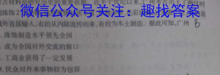 2023年高考真题（全国乙卷）历史