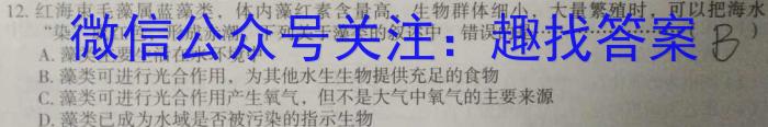 内部资料·加速高升鼎新卷2024年安徽省初中学业水平模拟考试（B卷）数学