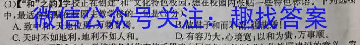 学林教育 2023年陕西省初中学业水平考试·临考冲刺卷(B)语文