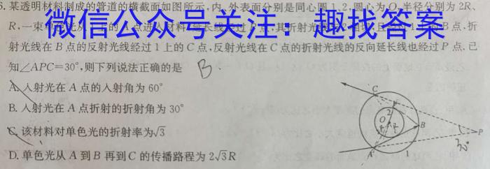 [华夏鑫榜]安徽省2023年九年级下学期5月考试l物理