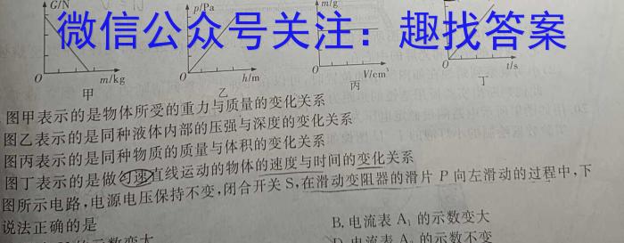 2023年广西示范性高中高二联合调研测试(2023.6).物理